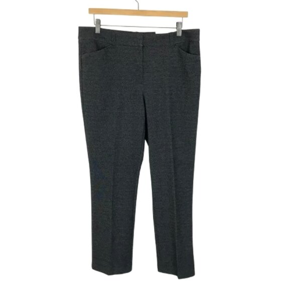 NWT Ann Taylor Factory Womens Size 12 12x29 Ponte Knit Slim Leg Trouser Pant NEW - Picture 1 of 4